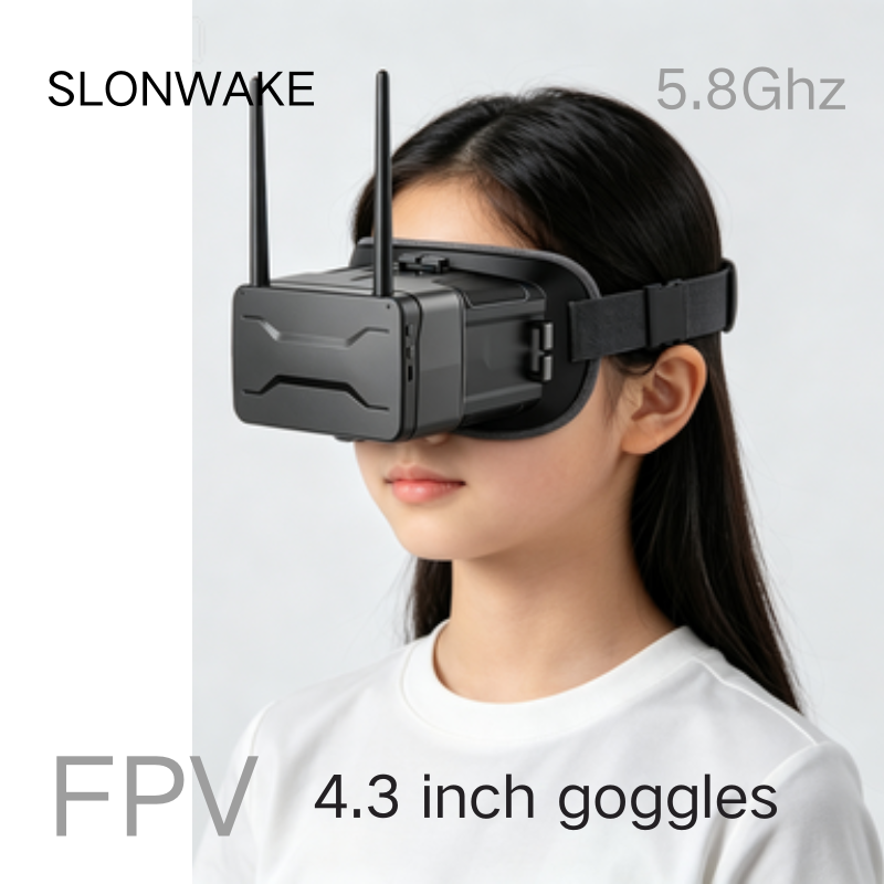 Goggles Fpv - Óculos FPV 5.8G 4.3 Polegadas 480*272
