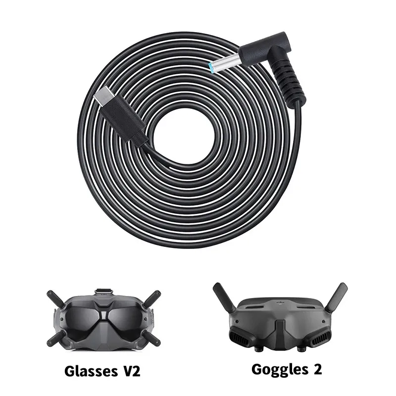 Drone Goggles Dji - Cabo de Carregamento Tipo-C para DJI