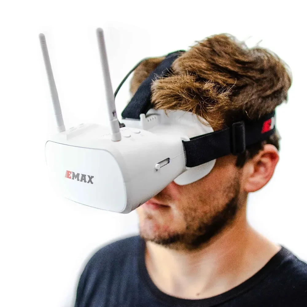 Óculos FPV Emax 5.8G 48CH Tiny - Goggles Fpv avaliação e preço