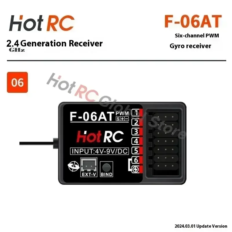Receptor Giroscópico PWM HOTRC - Rc Transmitter avaliação e preço
