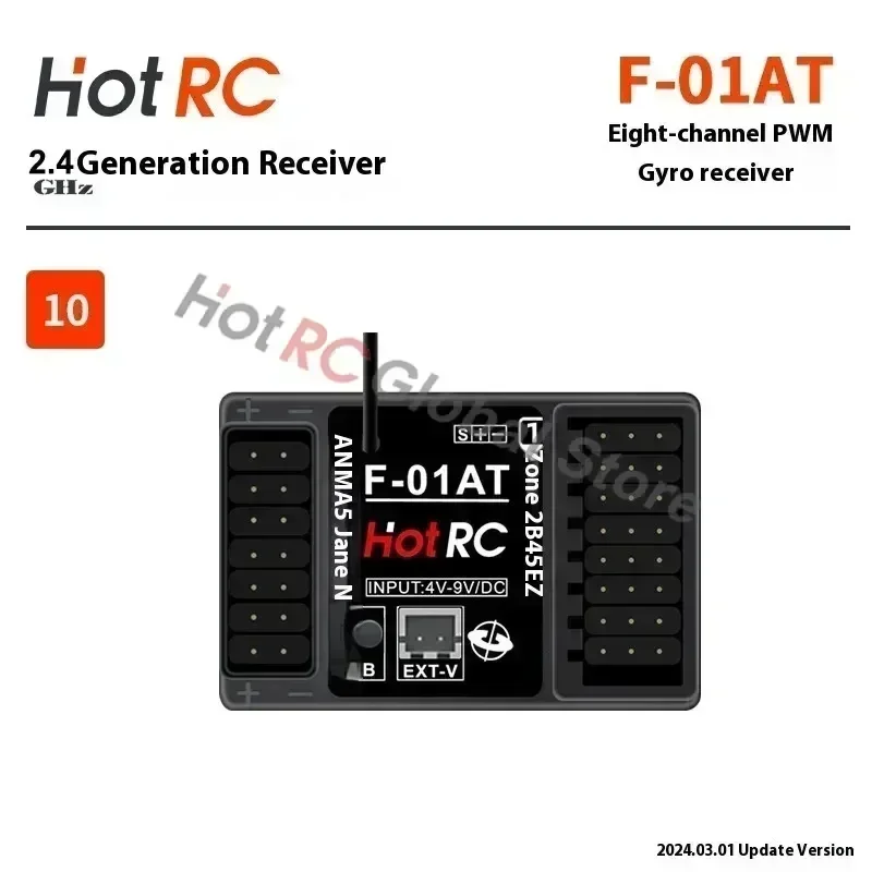 Receptor Giroscópico PWM HOTRC - Rc Transmitter avaliação e preço