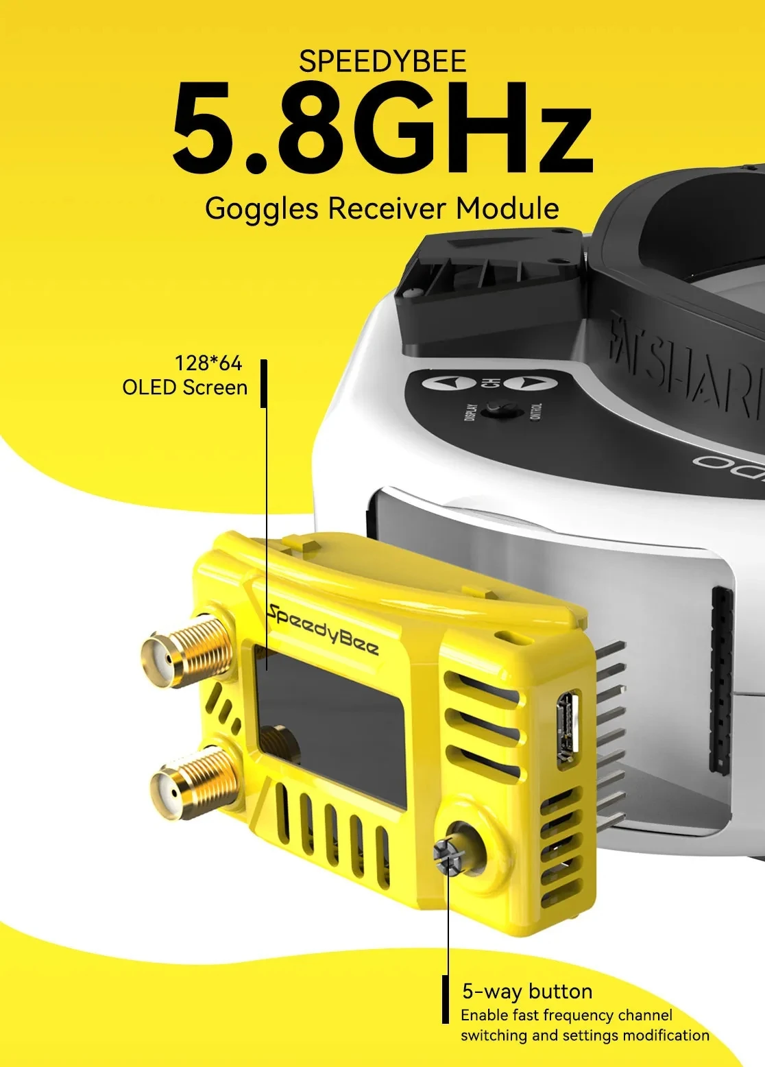 Módulo de Óculos FPV SpeedyBee - Hd Zero Camera avaliação e preço