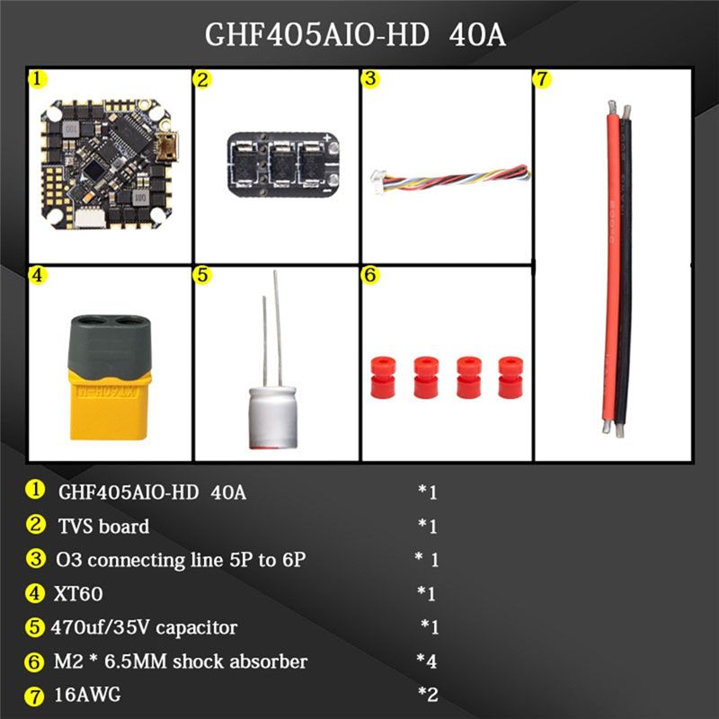 Controlador de Voo AIO ABTI-GH - Drone Esc avaliação e preço