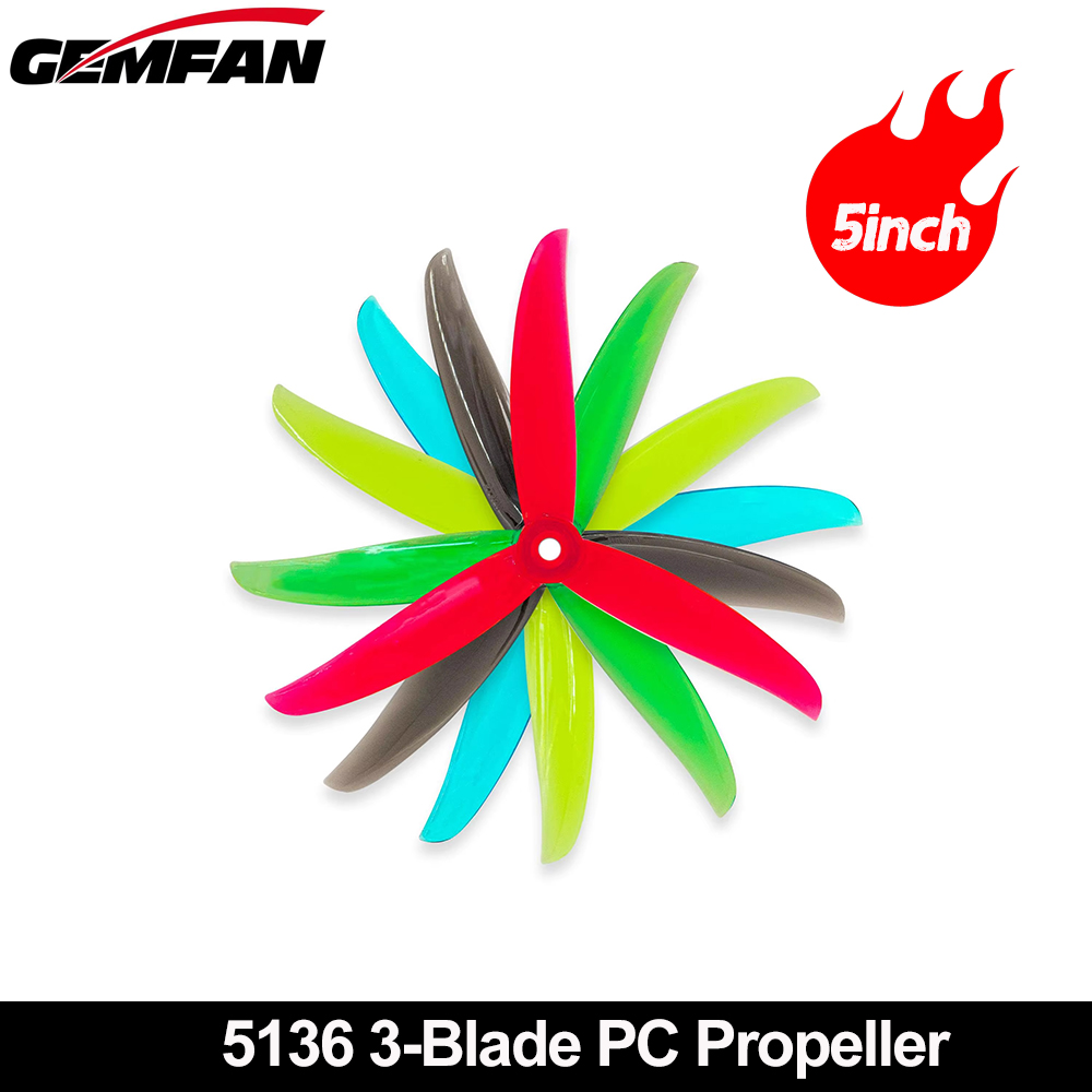 Gemfan VANOVER 5136 Hélice PC  - 5 Inch Propeller avaliação e preço