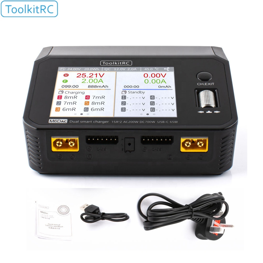 Carregador Inteligente Duplo T - Lipo Battery 6S avaliação e preço