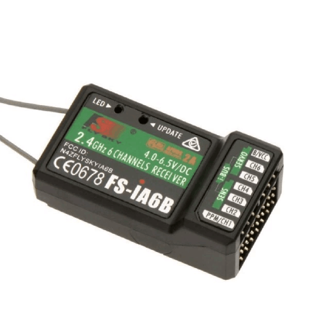 Receptor Flysky Fs-IA6B 2.4G 6 - Flysky Transmitter avaliação e preço
