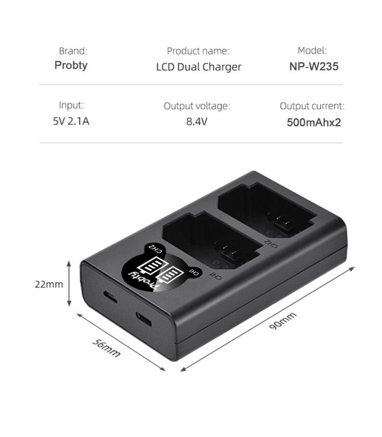 2200mAh NP-W235 NP W235 Bateri - Drone With Camera avaliação e preço