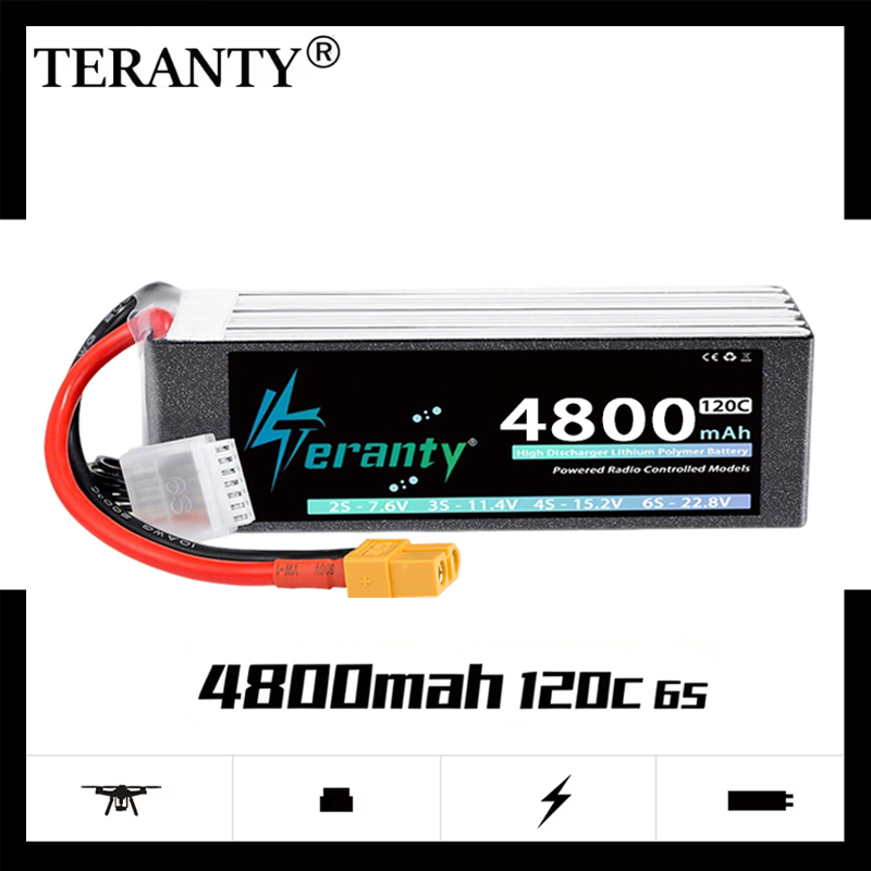 Bateria Lipo TERANTY 6S 4800mA - Lipo Battery 6S avaliação e preço