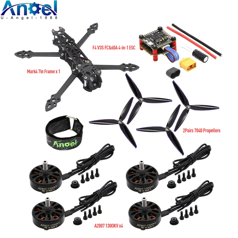 Kit de Drone RC Mark4 Mark 4 c - Analog Fpv Camera avaliação e preço