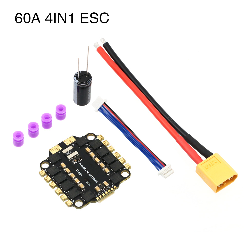 UAngel 4IN1 45A 60A ESC BLHELI - Lipo Battery 6S avaliação e preço
