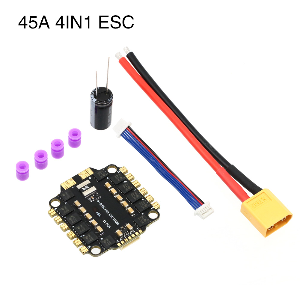 UAngel 4IN1 45A 60A ESC BLHELI - Lipo Battery 6S avaliação e preço