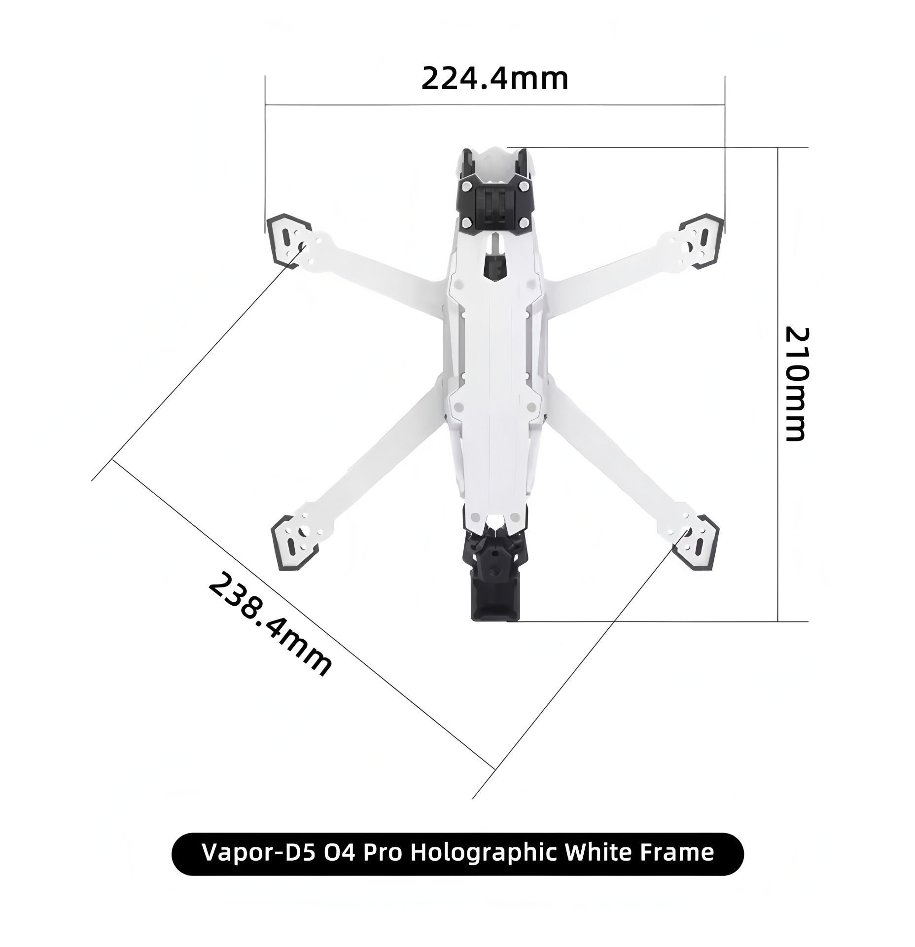 GEPRC Vapor D5/x5/x6 O4 Pro Fr - Carbon Fiber Drone Frame avaliação e preço