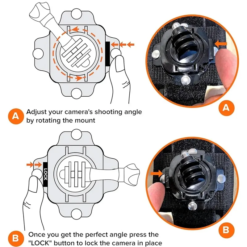 360 °   Suporte de pulseira ro - Runcam Camera avaliação e preço