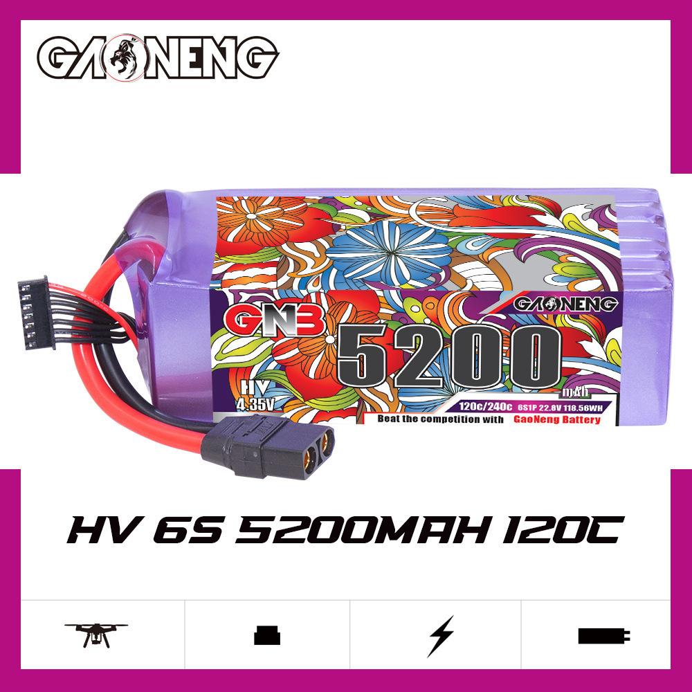 Bateria lipo gnb 6s 22.8v 3000 - Lipo Battery 6S avaliação e preço