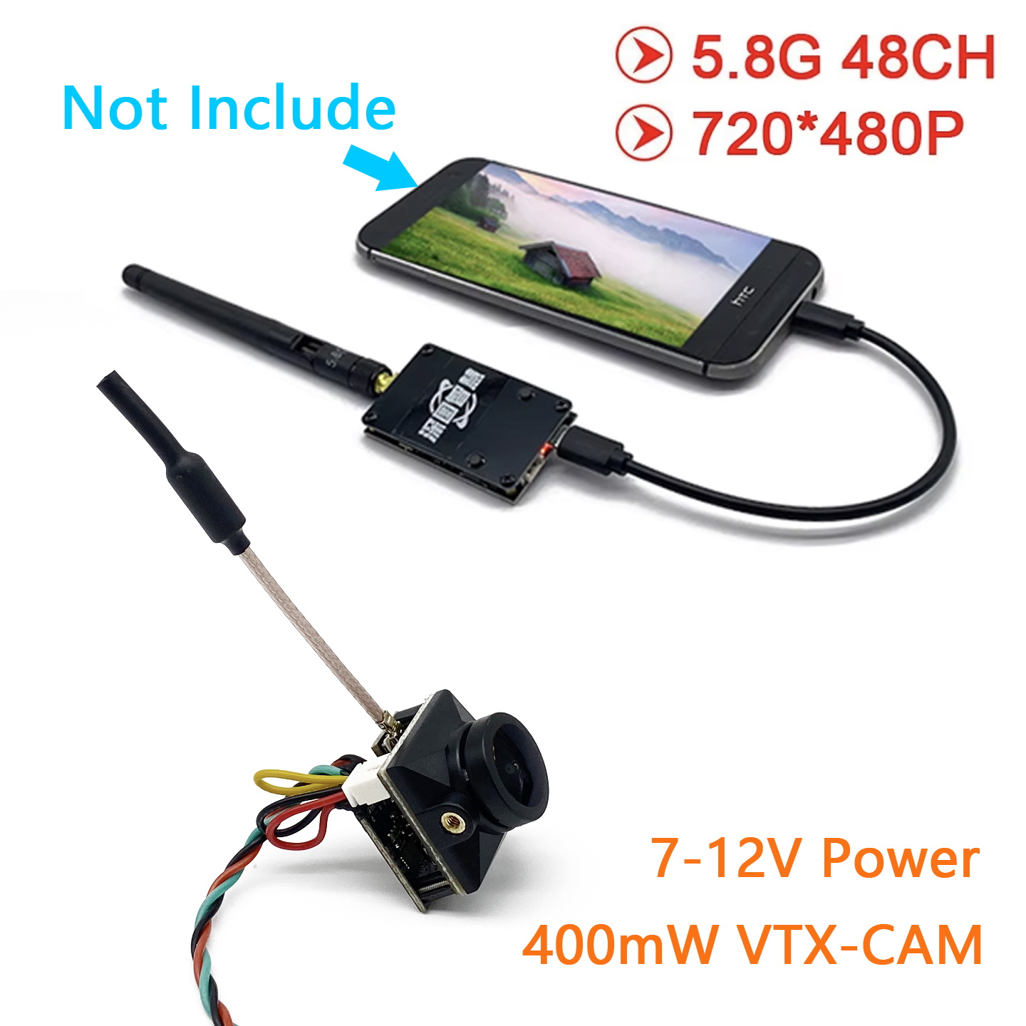 Receptor SLONWAKE 5.8G Analógi - Analog Fpv Camera avaliação e preço